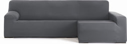 Hoes voor chaise longue met lange armleuning rechts Eysa BRONX Donker grijs 170 x 110 x 310 cm