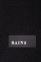 Rains Fleece Pullover Hoodie - Unisex - Zwart - M