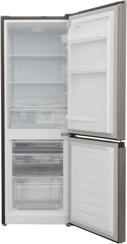 Exquisit KGC231-60-010EI - Koel-vriescombinatie - 175 liter inhoud - Inox
