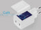 Mobiparts GaN Oplader - Dual USB-C 35W - GaN technologie - Wit