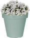 Pro Garden Plantenpot/bloempot Botanic - Tuin buiten - kunststof - mintgroen - Dia 50 cm - rond