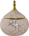 Doos-Juwelenkistje DKD Home Decor Porselein Roze Gouden 14 x 14 x 17 cm