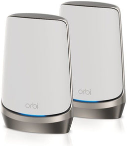Netgear Orbi RBKE962 - Quad-band Mesh WiFi 6E Systeem - Snelheden tot 10,8 Gbps - Dekking tot 400m² (2-pack)