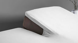 Elegance Splittopper Hoeslaken 180gr m2 Hoogwaardig Flanel - wit 160x200cm
