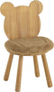 J-Line kinderstoel Kind Beer - hout - naturel