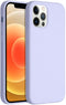 Accezz Liquid Silicone Backcover iPhone 12 (Pro) - Schokabsorberend - Paars