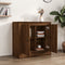 vidaXL - Dressoir - 70x35,5x67,5 - cm - bewerkt - hout - bruin - eikenkleur