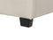 BELFORT - Tweepersoonsbed - Lichtbeige - 180 x 200 cm - Polyester