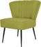 vidaXL Cocktailstoel stof groen
