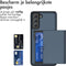 iMoshion Hoesje Geschikt voor Samsung Galaxy S21 FE Hoesje - Ruimte voor 2 pasjes - iMoshion Backcover met pasjeshouder - Donkerblauw