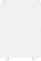 vidaXL - Plantenbak - 50x50x72,5 - cm - massief - grenenhout - wit