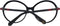 Gant GA4148 54001 bril zonder sterke - Dames - Zwart