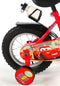 Volare Disney Cars Kinderfiets - 12 inch - Afneembare zijwieltjes - Rood