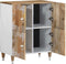 vidaXL - Dressoir - 60x33,5x75 - cm - massief - mangohout