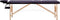 vidaXL - Massagetafel - inklapbaar - 3 - zones - hout - paars