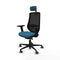 Bureaustoel Piqueras y Crespo D036G2W Zwart Groene benzine