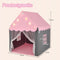 Coast Kinderspeeltent - Kasteeltent met Sterrenlicht - 105 x 121 x 136 cm - Grijs/Roze
