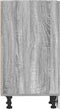 vidaXL - Onderkast - 40x44,5x81,5 - cm - bewerkt - hout - grijs - sonoma - eikenkleur