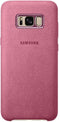Samsung Galaxy S8+ - Alcantara Cover - Schokbestendig - Roze