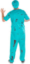 Dressforfun Herenkostuum - Zombiedokter - Inclusief top broek mondmasker operatiemuts - Maat L