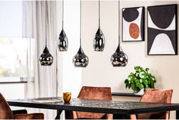 Hanglamp Villa 5-lichts - Smoke glas | BY-OLAF