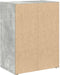 vidaXL - Boekenkast - 40x24x52 - cm - bewerkt - hout - betongrijs