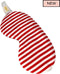 SMUG Slaapmasker - 100% Verduisterend - Verstelbaar Oogmasker in Satijn - Candy Cane Print
