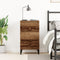 vidaXL - Nachtkastje - Oud - Hout - 40x35x70 - cm - Engineered - Hout