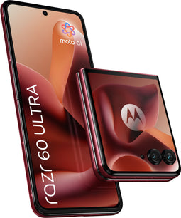 Motorola razr 60 ultra - Smartphone - 16GB RAM - 512GB opslag - Bordeaux Rood