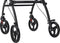Aluminium Rollator Aktiv - Binnenrollator - Opvouwbaar 360° wielen - Zwart