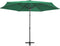 vidaXL - Parasol - met - stalen - paal - 300 - cm - groen