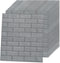 vidaXL - 3D-behang - zelfklevend - 40 - st - bakstenen - antracietkleurig