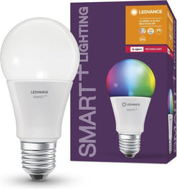 LEDVANCE Smart+ - LED lamp - ZigBee 9W A60 RGBW dimbaar - mat E27