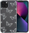 imoshion Hoesje Geschikt voor iPhone 13 Mini Hoesje Siliconen - imoshion Design hoesje - Meerkleurig / Butterfly