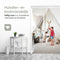 O'DADDY® Deurgordijn Deluxe FIBER - Magnetisch Vliegengordijn - Zelfsluitend - Wit 184x230 cm