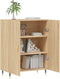 vidaXL - Dressoir - 69,5x34x90 - cm - bewerkt - hout - sonoma - eikenkleurig