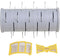 Gloria 729160.0000 - Gazonbeluchter - 28 verenstalen tanden Ø 100 mm - breedte 165 mm