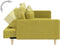 vidaXL - Slaapbank - 2-zits - met - 2 - kussens - stof - groen