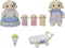 Sylvanian Families 5735 Familie Bloemen Hangoor Konijn- 5 fluweelzachte speelfiguren