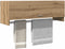 vidaXL - Kledingkast - 100x32,5x35 - cm - bewerkt - hout - artisanaal - eikenkleurig