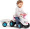Falk Baby Rainbow Farm Ride-On - Meisjes - Wit Roze - Tractor