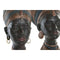 Decoratieve figuren Home ESPRIT Bruin Afrikaanse 30 x 20 x 53 cm (2 Stuks)