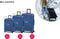 Milanoro Kofferset - 3-delig - Lichtgewicht Polypropyleen 360° Wielen TSA-slot - Blauw (3 stuks)