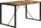 vidaXL - Eettafel - 140x70x75 - cm - massief - gerecycled - hout