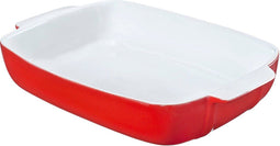 Ovenschaal Pyrex Signature Rood Rechthoekig Wit Keramisch 6 Stuks 29 x 19 x 7 cm