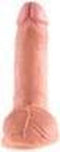 King Cock Realistische Dildo 7 Inch met Ballen - beige