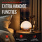 DistinQ Wake-Up Light - Wekkerradio - Dubbele wektijd Slaaphulp USB aansluiting - Houtkleurig
