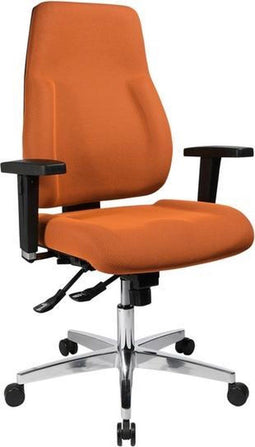 Professionele Ergonomische Thuiswerk Bureaustoel Topstar oranje