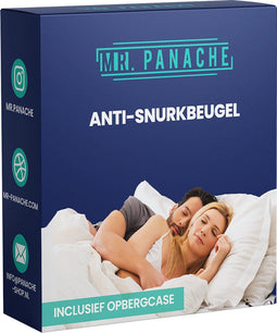 MR.PANACHE Anti Snurkbeugel - Verstelbaar & Herbruikbaar - Inclusief Case (1 stuk)