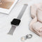 imoshion Milanees magnetisch bandje - Geschikt voor Apple Watch 1, 2, 3, 4, 5, 6, 7, 8, 9, 10 (42 mm), SE - 38/40/41 mm - Zilver - M